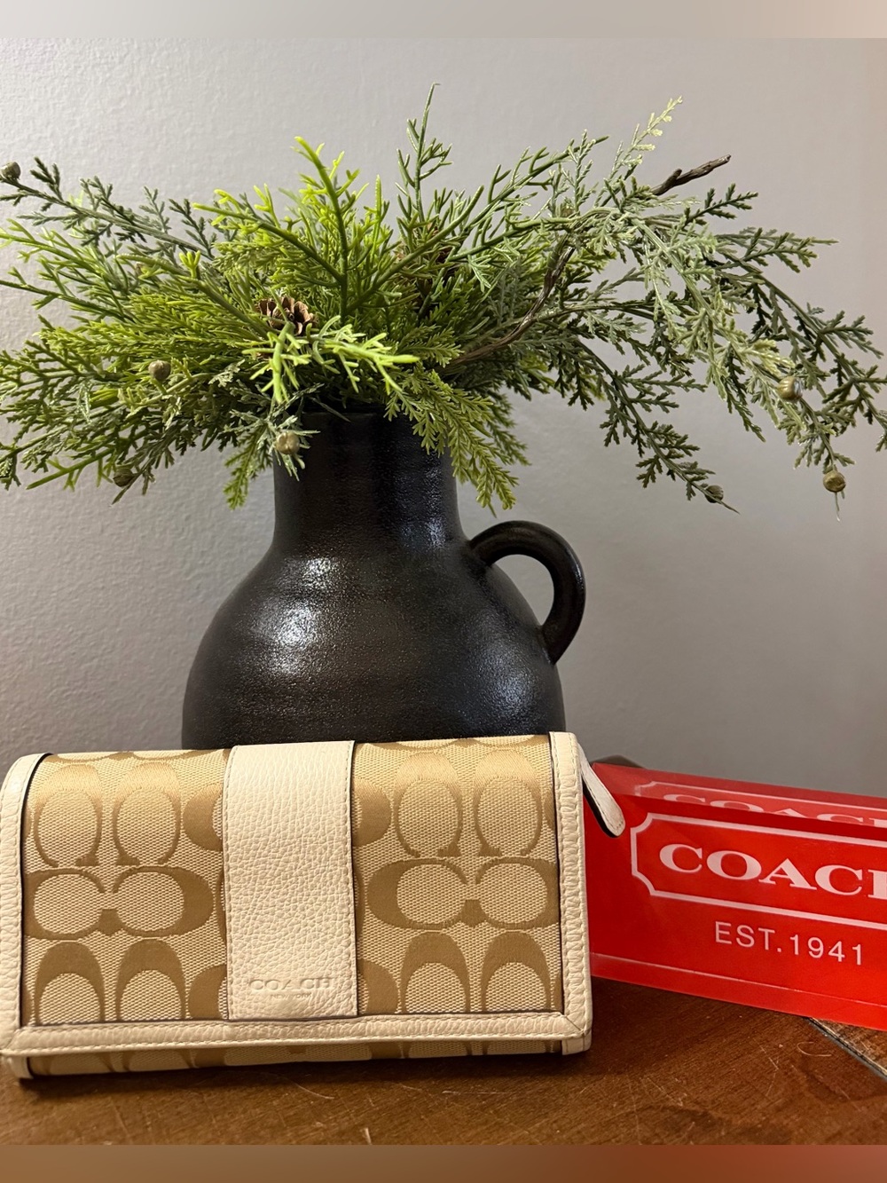 Coach Vintage Signature C Continental Wallet